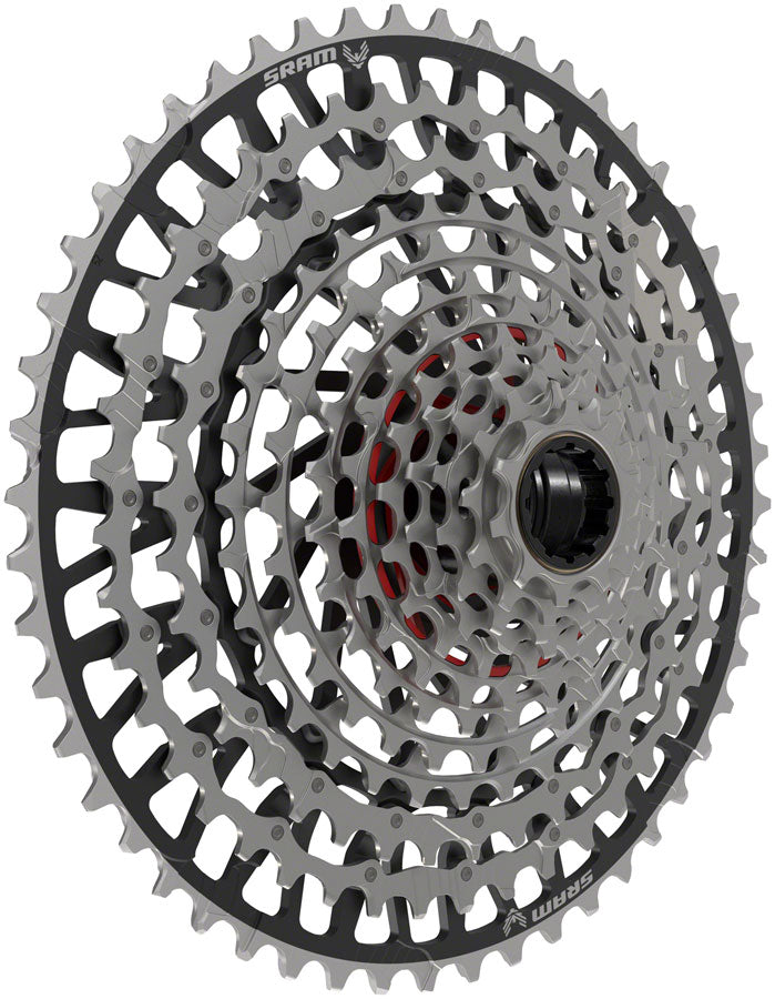 SRAM XX Eagle T-Type XS-1297 Cassette - 12-Speed 10-52t For XD Driver Silver/BLK