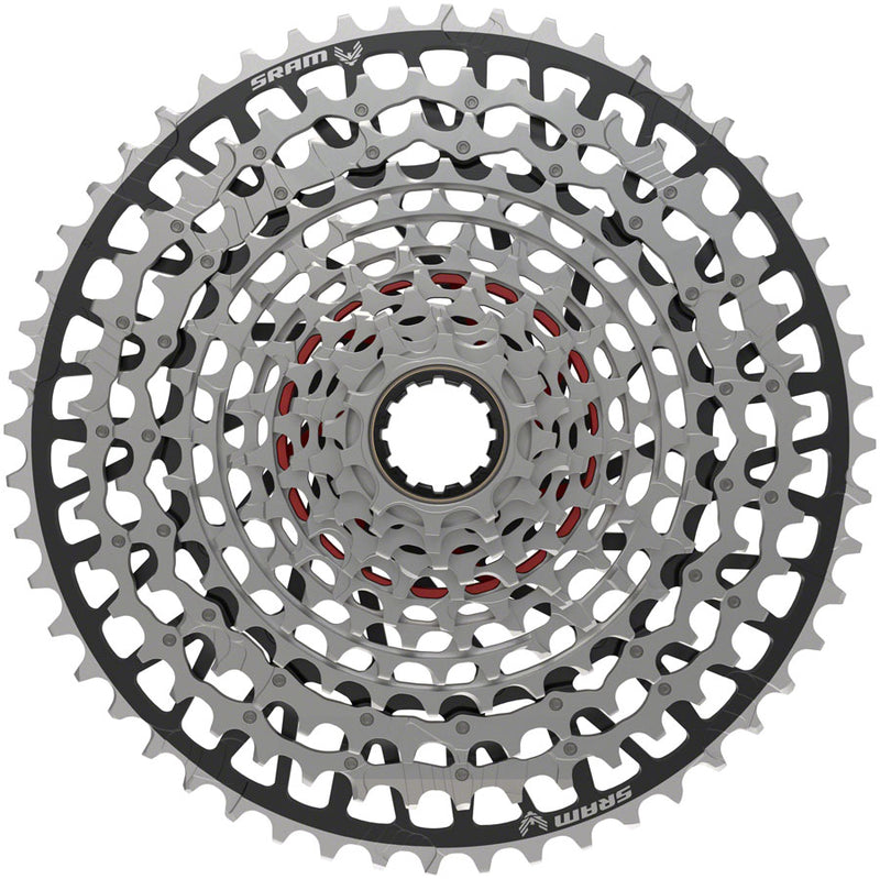 SRAM XX Eagle T-Type XS-1297 Cassette - 12-Speed 10-52t For XD Driver Silver/BLK
