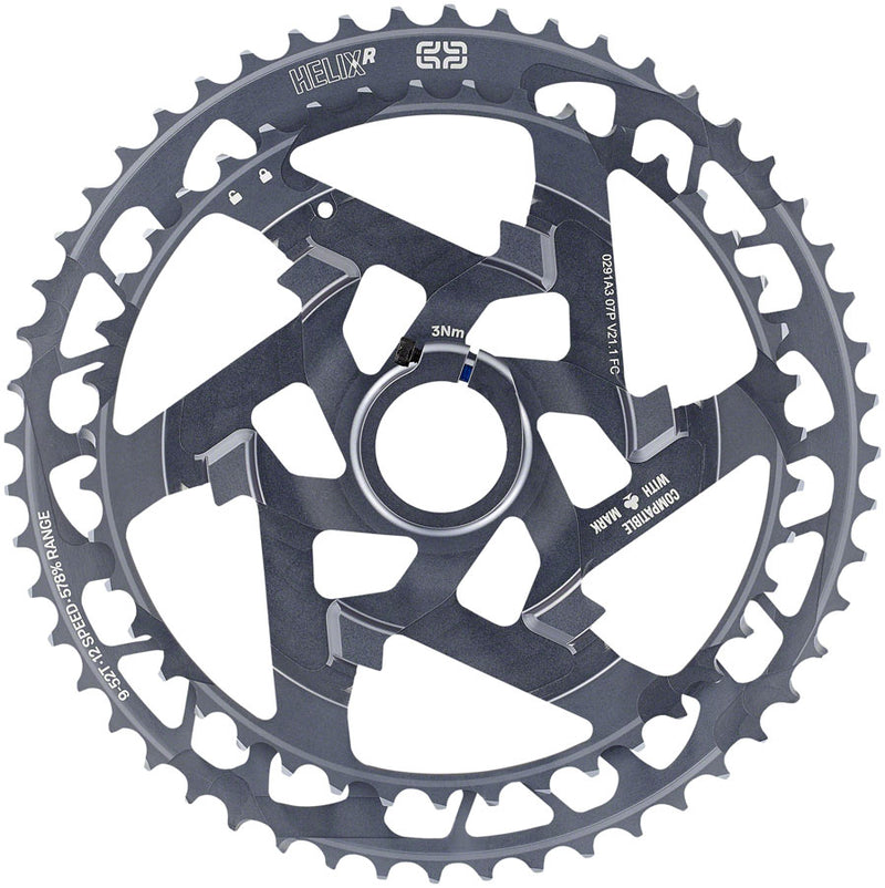 e*thirteen Helix Race Cassette - 12-Speed 9-52t Gray