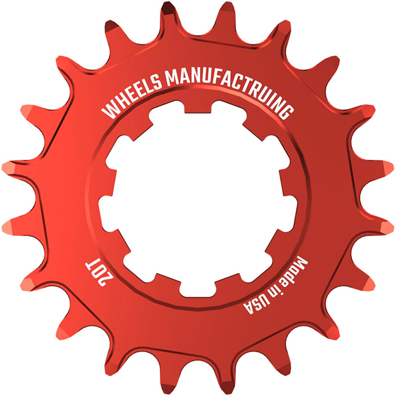 Wheels Manufacturing SOLO-XD Cog - 20t Red