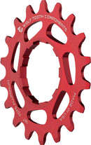 Wolf Tooth Single Speed Aluminum Cog: 18T Compatible with 3/32" Chains Red