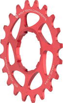 Wolf Tooth Single Speed Aluminum Cog: 20T Compatible with 3/32" Chains Red