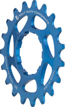 Wolf Tooth Single Speed Aluminum Cog: 19T Compatible with 3/32" Chains Blue