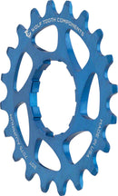 Wolf Tooth Single Speed Aluminum Cog: 20T Compatible with 3/32" Chains Blue