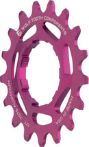 Wolf Tooth Single Speed Aluminum Cog 17T Compatible 3/32" Chains Purple
