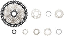 Shimano XT CS-M8100 Cassette - 12-Speed 10-45t Silver/Black Micro Spline