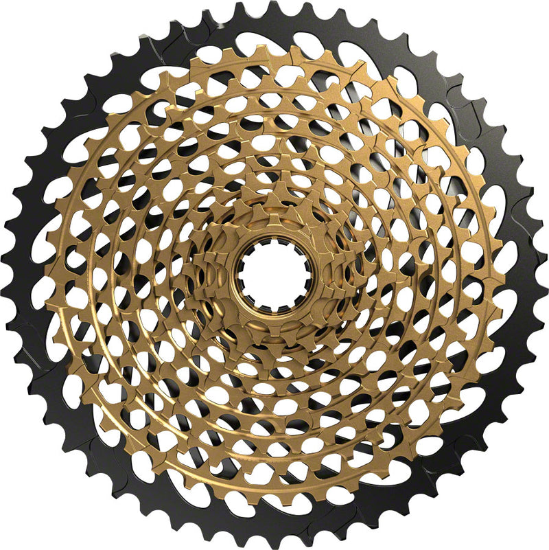 SRAM XX1 Eagle XG-1299 Cassette - 12 Speed 10-50t Gold/BLK For XD Driver Body