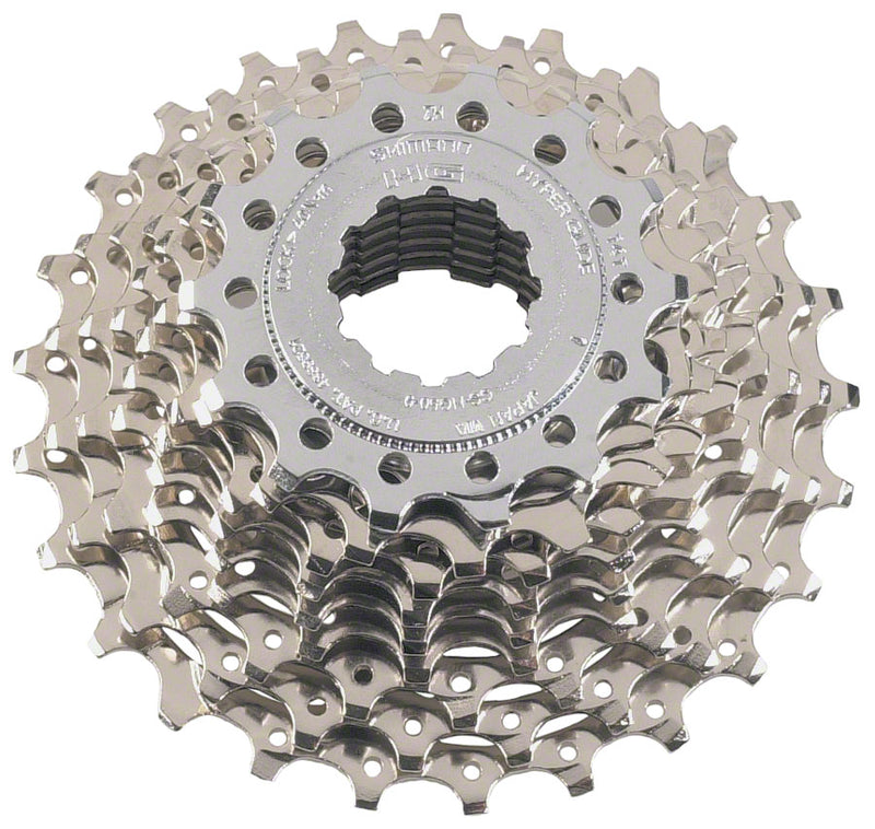 Shimano Sora CS-HG50 Cassette - 9 Speed 12-25t Silver Nickel Plated