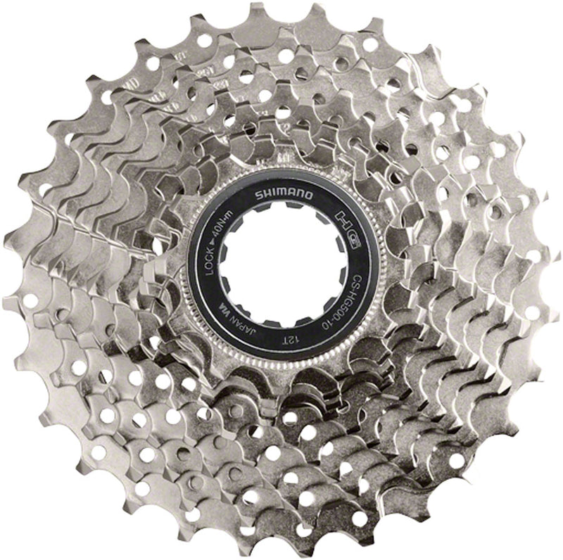 Shimano CS-HG500 Cassette - 10-Speed 11-34t Silver