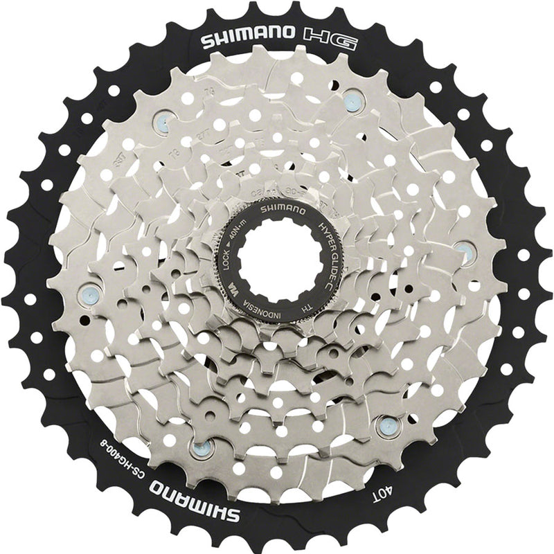 Shimano CS-HG400-8 Cassette - 8 Speed 11-40t Silver