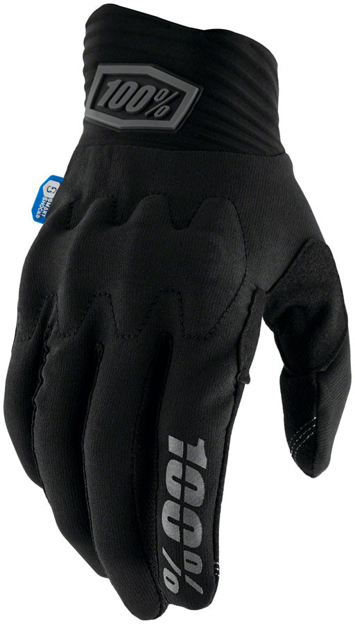 100% Cognito Smart Shock Gloves - Black Full Finger X-Large