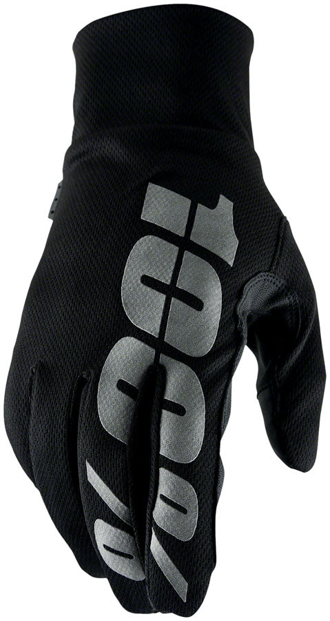 100% Hydromatic Gloves - Black Full Finger Small
