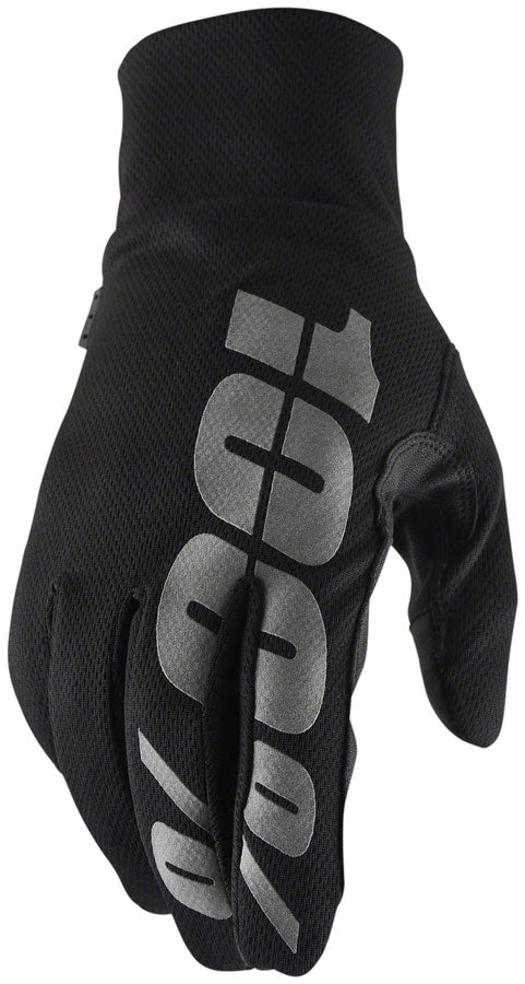 100% Hydromatic Gloves - Black Full Finger Men's Small