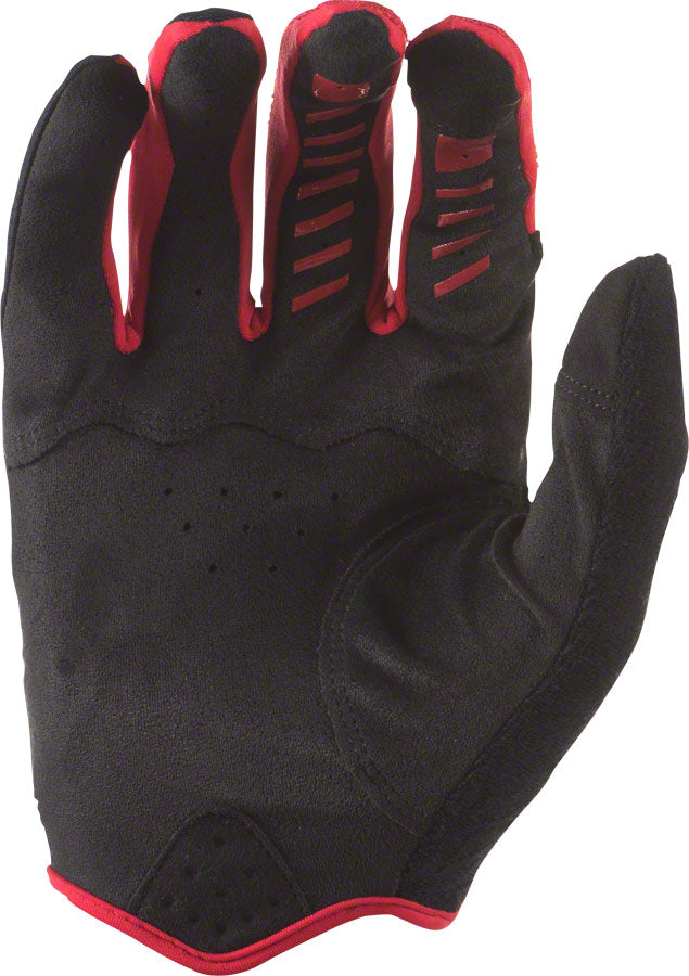 Lizard Skins Monitor SL Gloves - Jet Black/Crimson Full Finger Medium