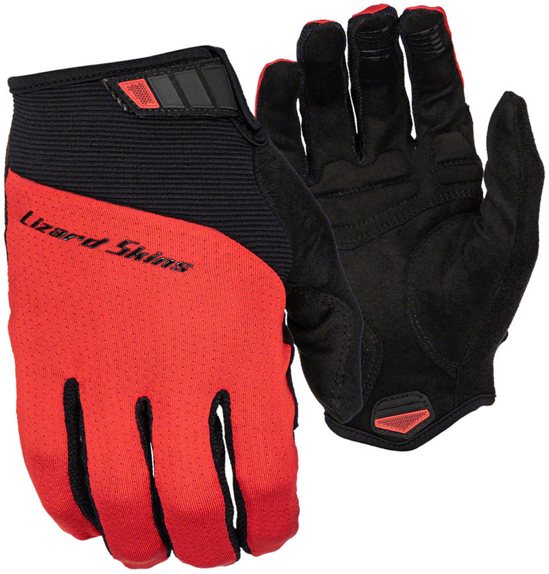 Lizard Skins Monitor Traverse Gloves - Crimson Red Full Finger 2X-Large