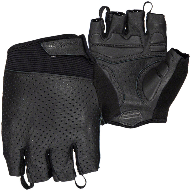 Lizard Skins Aramus Classic Gloves - Jet Black Short Finger Small