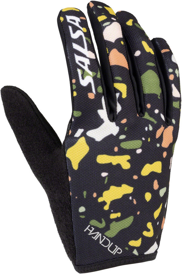 Salsa Terrazzo Hand-up Gloves - Medium Black