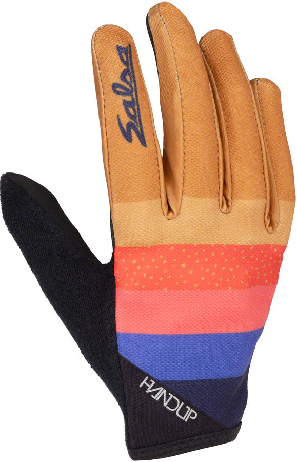 Salsa Team Polytone Handup Gloves - Goldenrod Black w/ Stripes X-Large