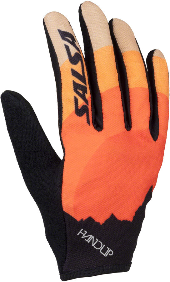 Salsa Dawn Patrol Handup Gloves - Orange Black X-Large