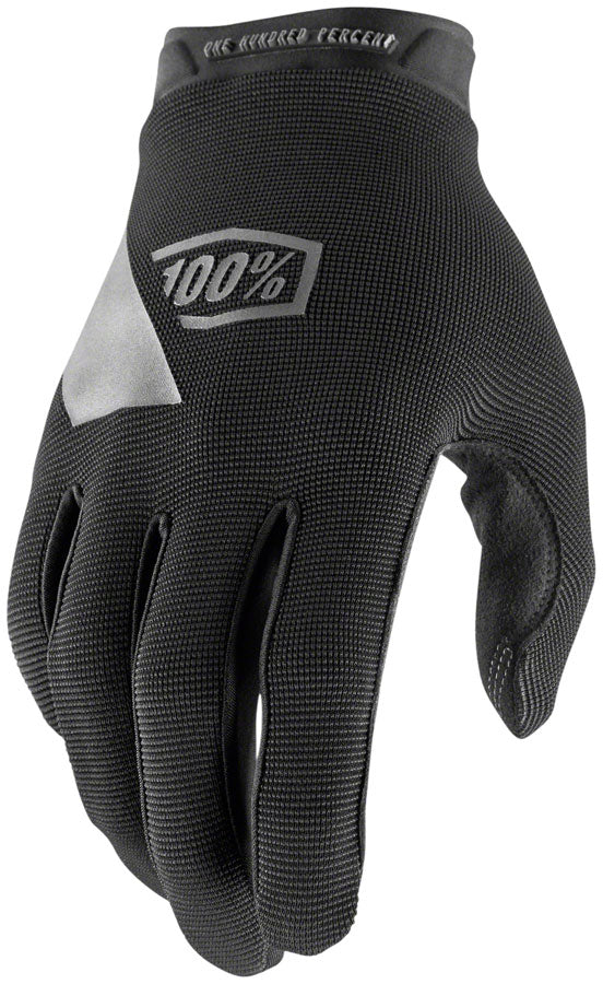 100% Ridecamp Gloves - Black Full Finger Women's Large