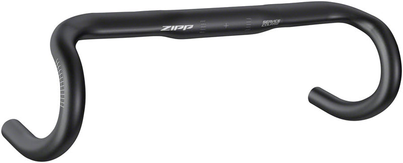 Zipp Service Course 70 Ergo Drop Handlebar - Aluminum 31.8mm 38cm Bead Blast BLK B2