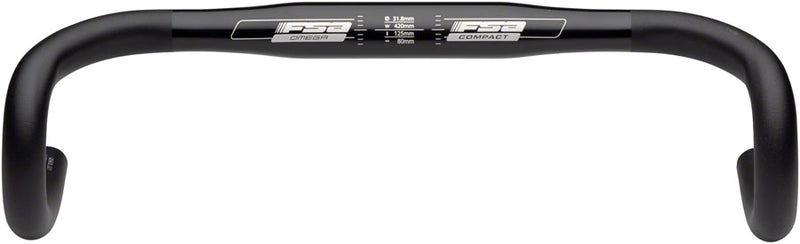 Full Speed Ahead Omega Compact Drop Handlebar - Aluminum 31.8mm 42cm Black