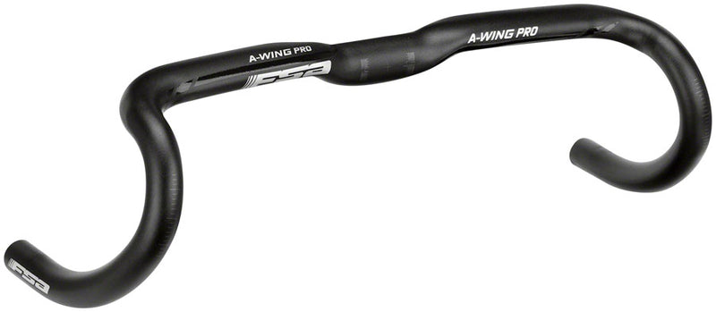 Full Speed Ahead A-Wing Pro AGX Drop Handlebar - Aluminum 31.8mm Clamp 46cm BLK