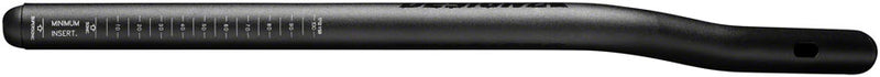 Profile Design 50a Aluminum Long 400mm Extensions Double Ski-Bend 22.2mm BLK