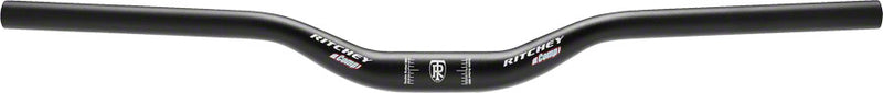 Ritchey Comp SC Rizer Handlebar: 670mm 30mm Rise 9d Sweep 25.4 BB Black