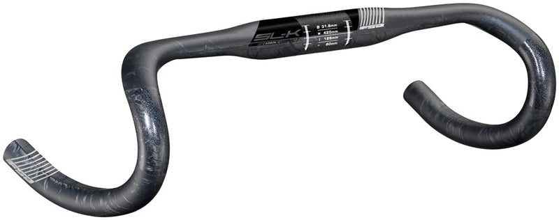 Full Speed Ahead SL-K Compact Drop Handlebar - Carbon 31.8mm 40cm Black