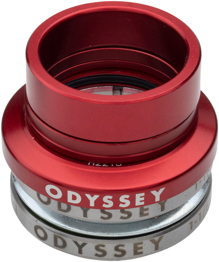 Odyssey Pro Headset - Integrated 1-1/8" 45 x 45 5mm Stack Red