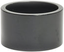 Wheels Manufacturing Aluminum Headset Spacer - 1-1/8" 20mm Black 1-each