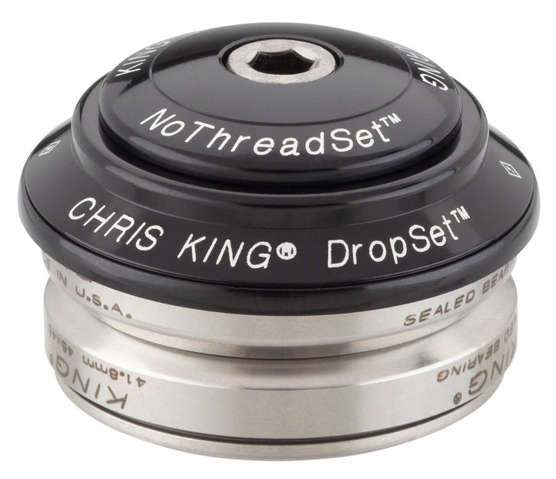 Chris King DropSet 4 Headset - 1-1/8" 42/42mm 45 Deg Black