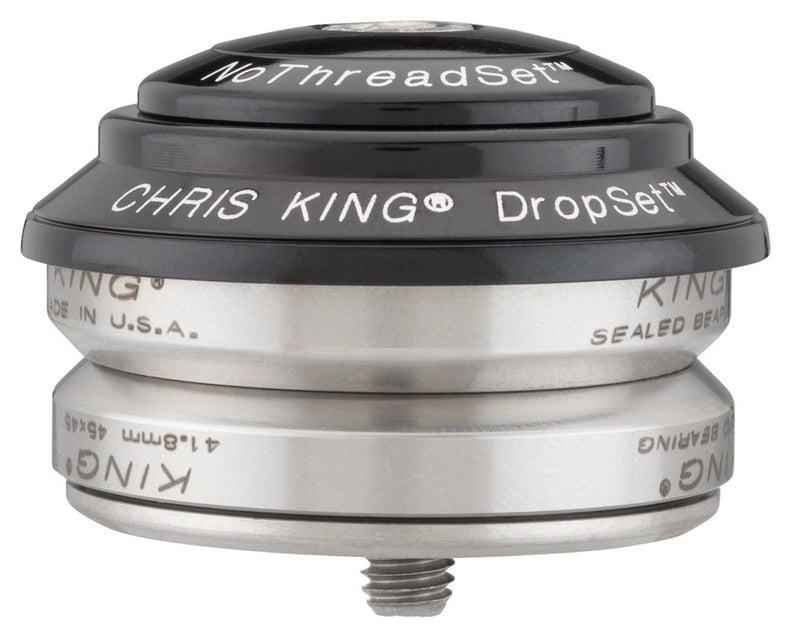 Chris King DropSet 4 Headset - 1-1/8" 42/42mm 45 Deg Black