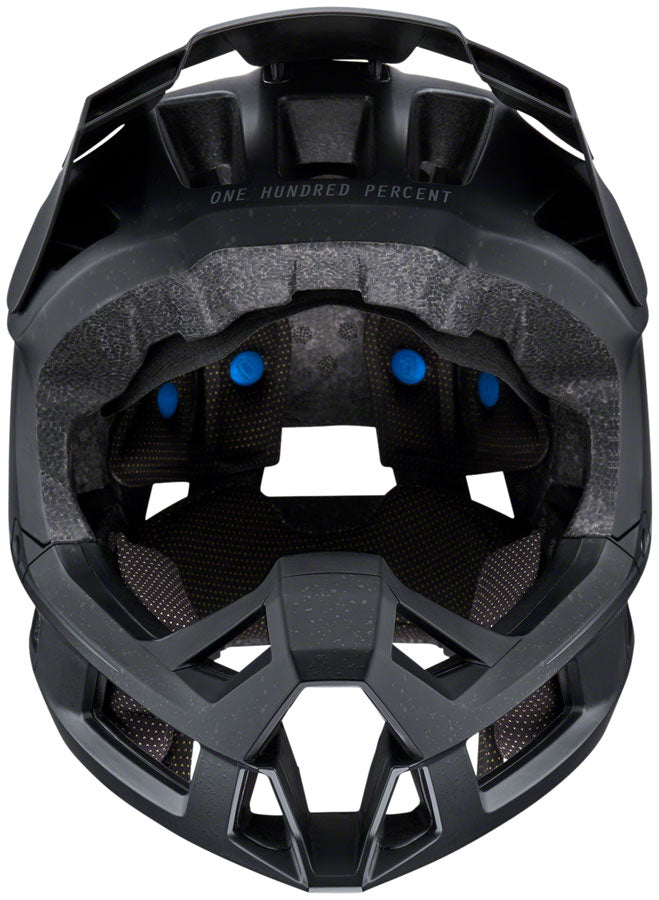100% Trajecta Full Face Helmet with Fidlock - Black Medium