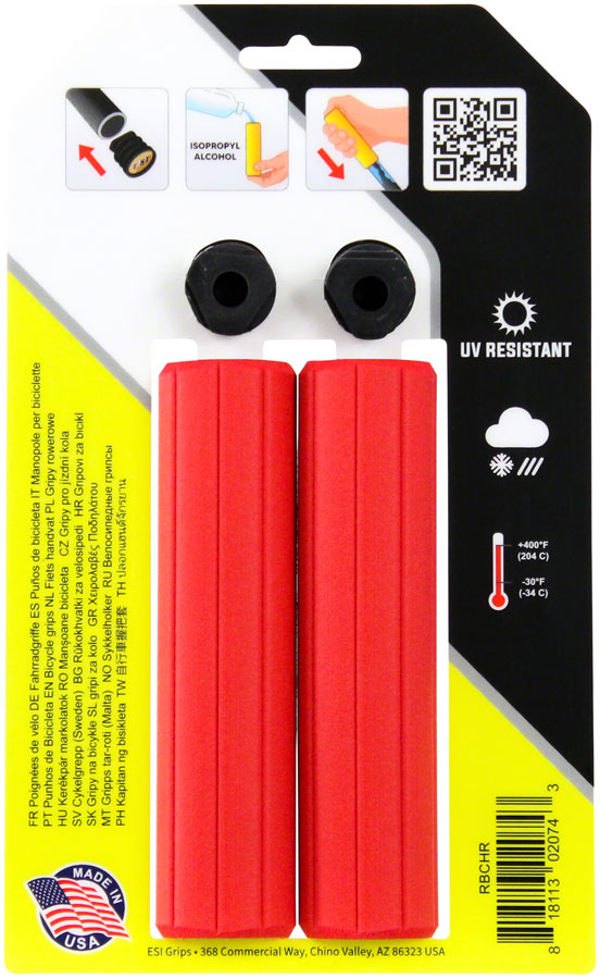 ESI Ribbed Chunky Grips - Orange