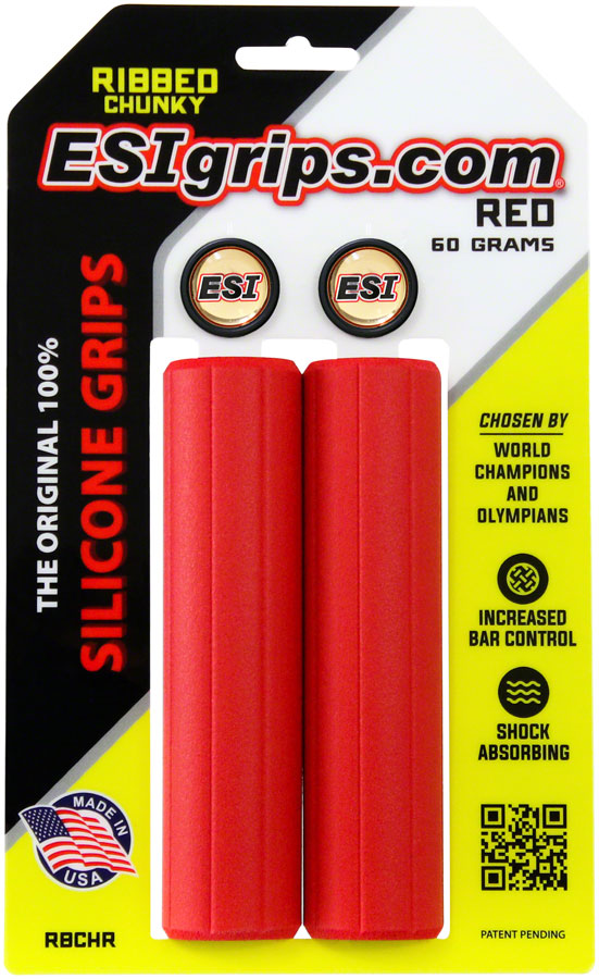 ESI Ribbed Chunky Grips - Orange