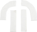 Jagwire Pro Anti-Vibration Handlebar Pad Set - eTPU Foam For Drop Bars White