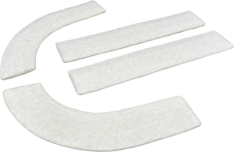 Jagwire Pro Anti-Vibration Handlebar Pad Set - eTPU Foam For Drop Bars White