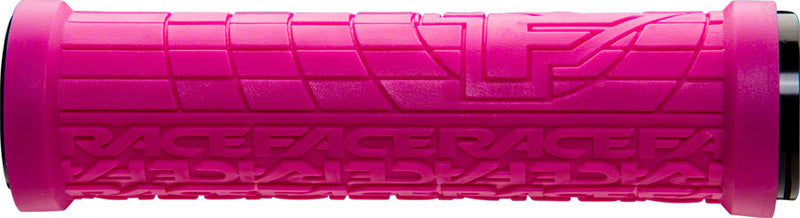 RaceFace Grippler Grips - Magenta Lock-On 30mm