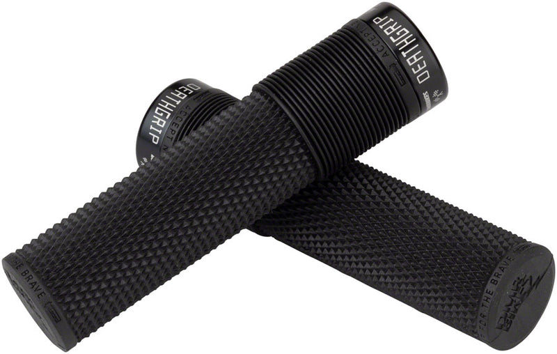DMR DeathGrip Race Edition Grips - Thick Flangeless Lock-On Black