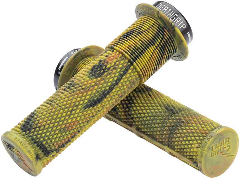 DMR DeathGrip Flanged Grips - Thick Lock-On Camo