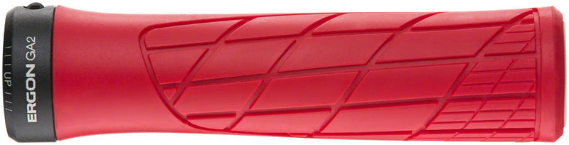 Ergon GA2 Grips - Risky Red Lock-On