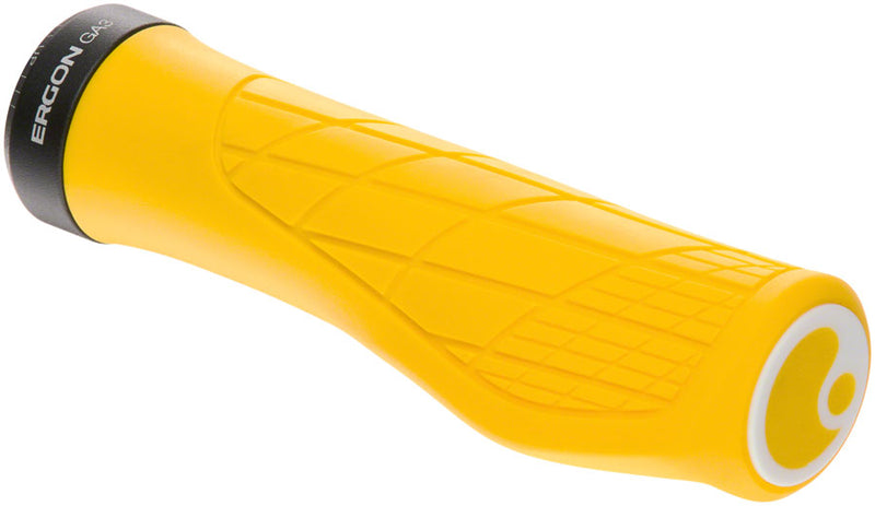 Ergon GA3 Grips - Yellow Mellow Lock-On Small