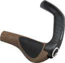 Ergon GP5 BioKork Grips - Black/Tan Lock-On Small
