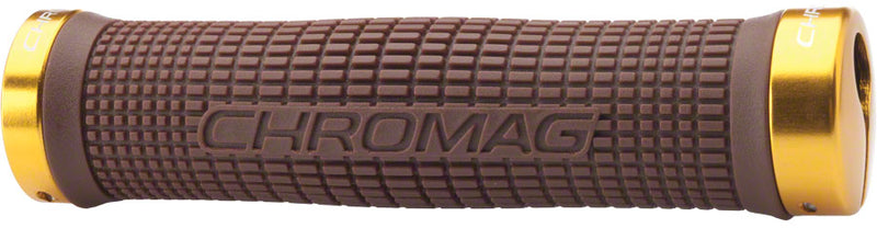 Chromag Squarewave Grips Brown/Gold