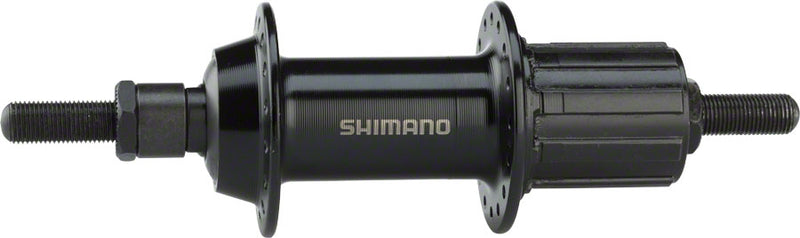 Shimano FH-TX500 Rear Hub - Threaded x 135mm Rim Brake HG10 Black 32H
