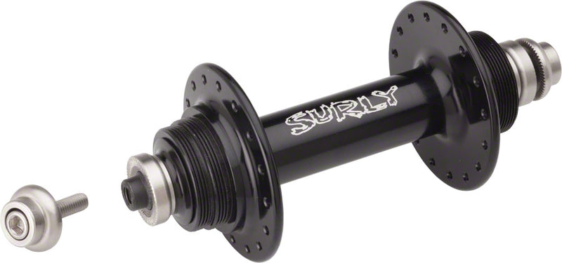 Surly Ultra New Rear Hub - Threaded x 135mm Rim Brake Fixed/Free Black 32H