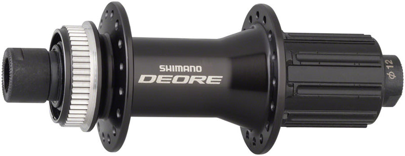 Shimano Deore FH-6010 Rear Hub - 12 x 142mm Center-Lock HG 11 MTN Black 32H