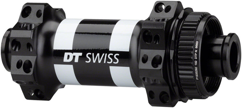 DT Swiss 350 Front Hub - 12 x 100mm Center-Lock Black 28h Straight Pull